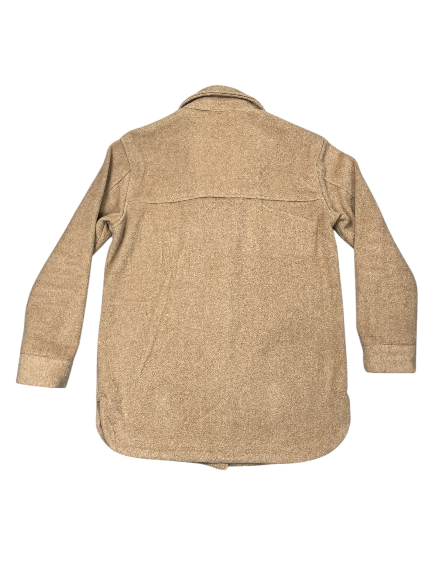Jacket Shirt By Thread And Supply In Tan, Size:S