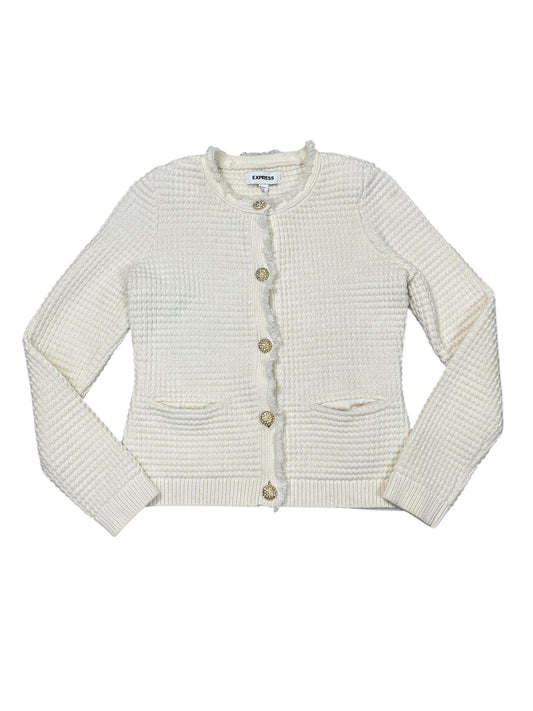 Blazer By Express In Cream, Size:M