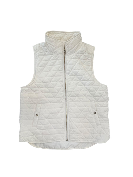 Vest Puffer & Quilted By Clothes Mentor In Cream, Size:M
