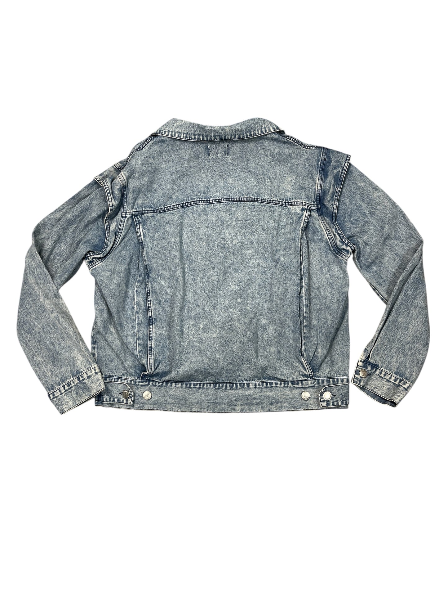 Jacket Denim By Bibi In Blue Denim, Size:L