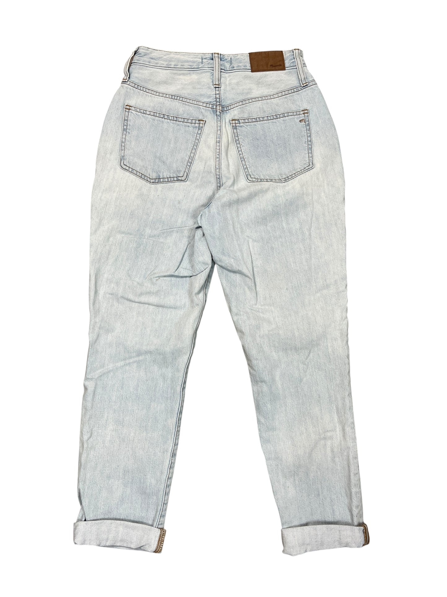 Jeans Straight By Madewell In Blue Denim, Size:00