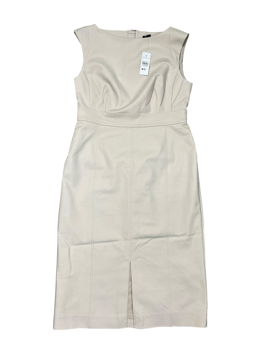 Dress Work By Ann Taylor In Tan, Size:Xs