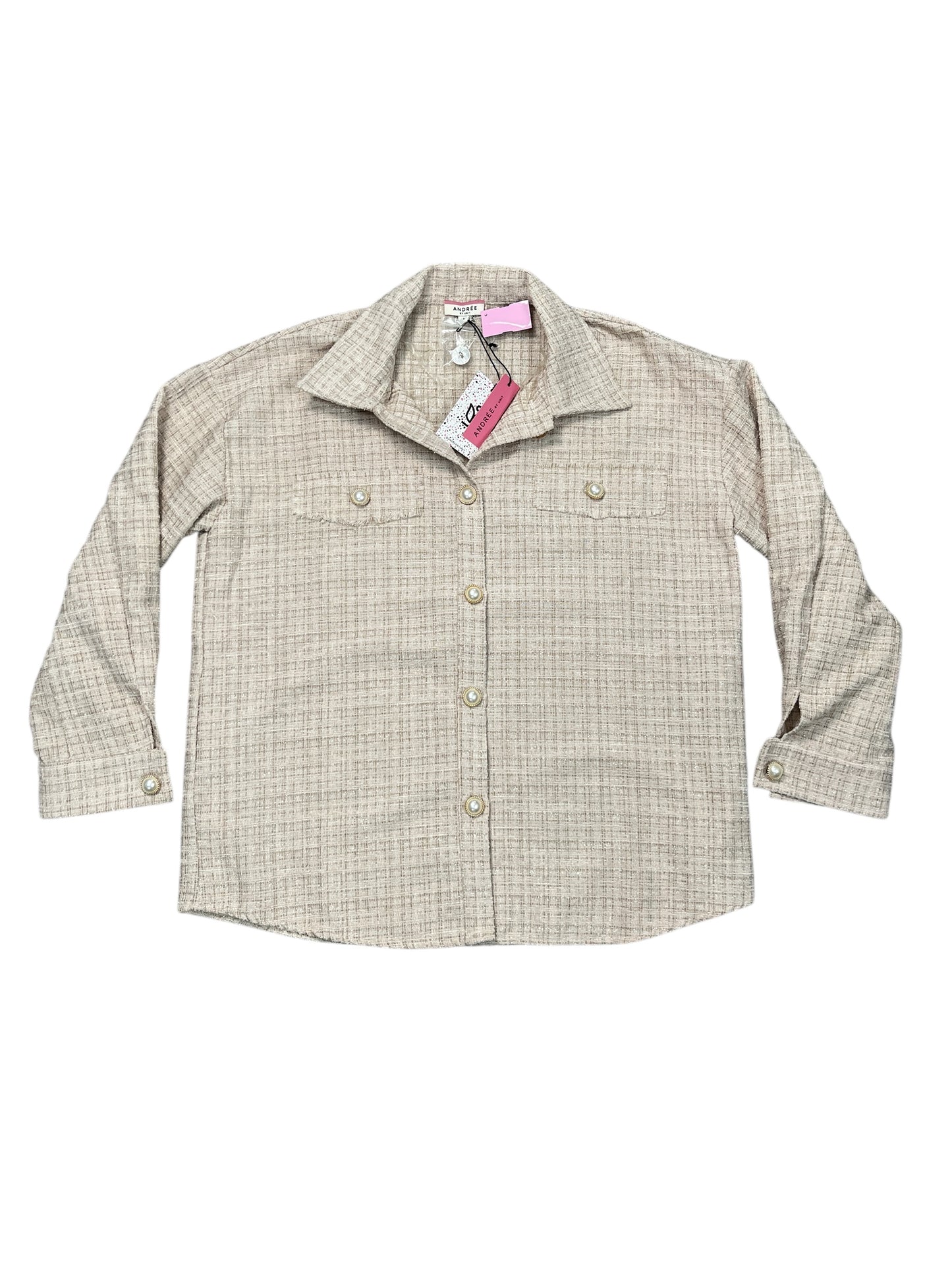 Jacket Other By Andree By Unit In Cream, Size:L