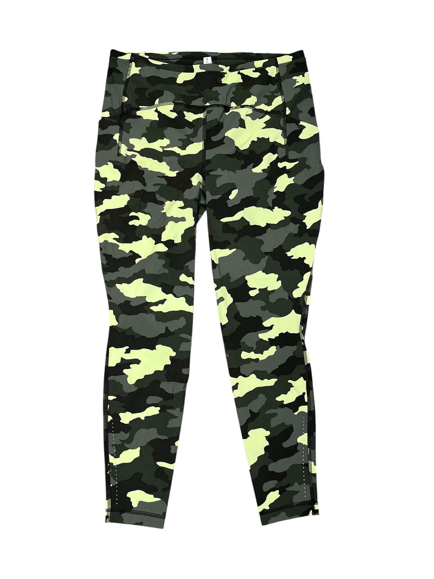 Athletic Leggings By Lululemon In Camouflage Print, Size:Xl