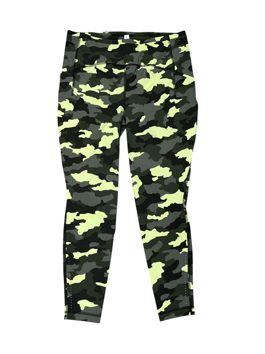 Athletic Leggings By Lululemon In Camouflage Print, Size:Xl