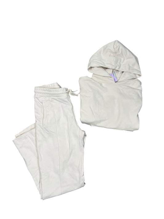 Pants Set 2Pc By SUMMUM WOMAN In Cream, Size:L