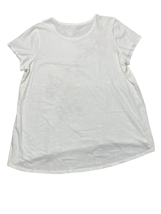 Top Ss By Chicos In White, Size:1X