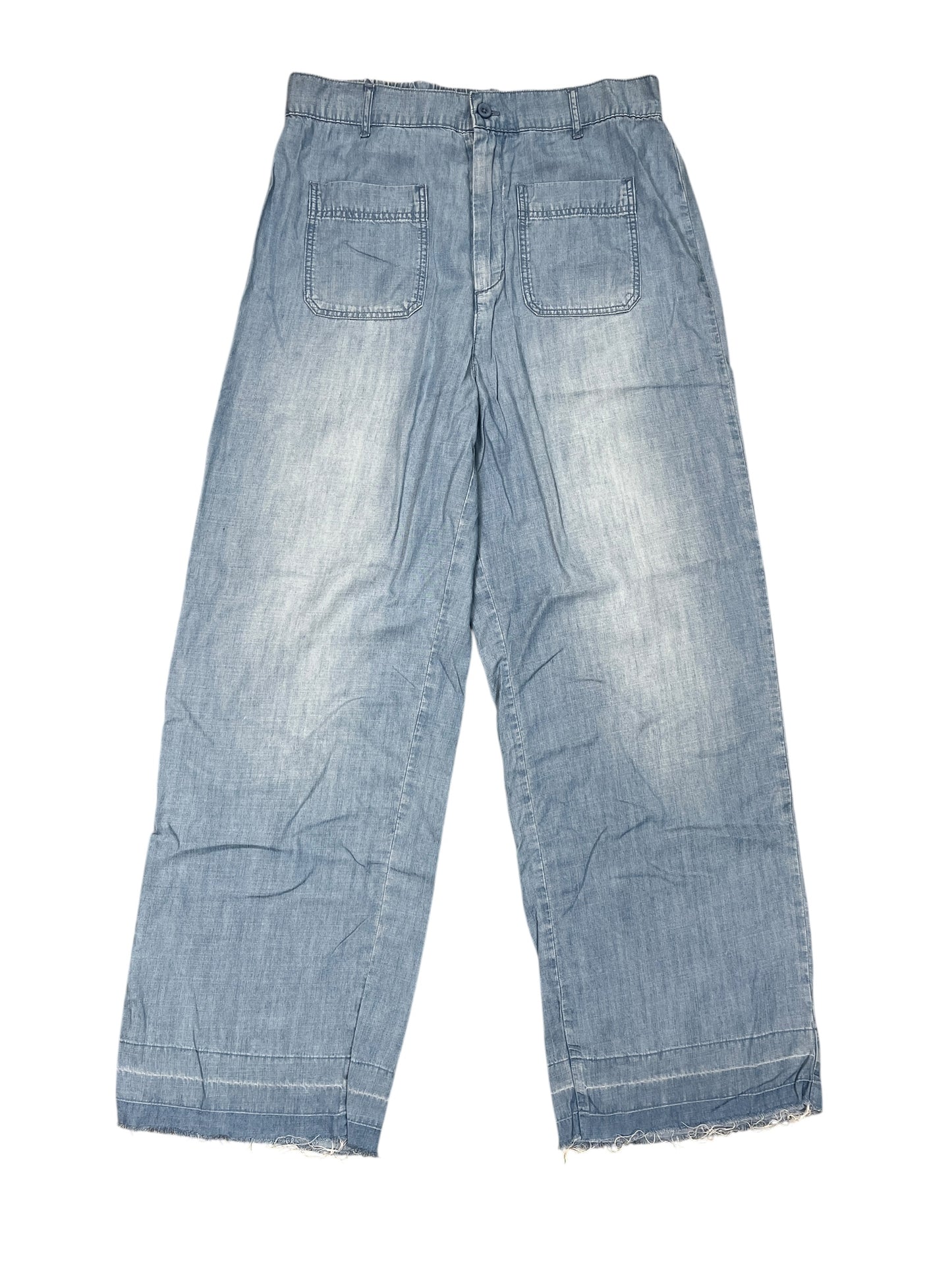 Pants Wide Leg By Cloth & Stone In Blue, Size:L