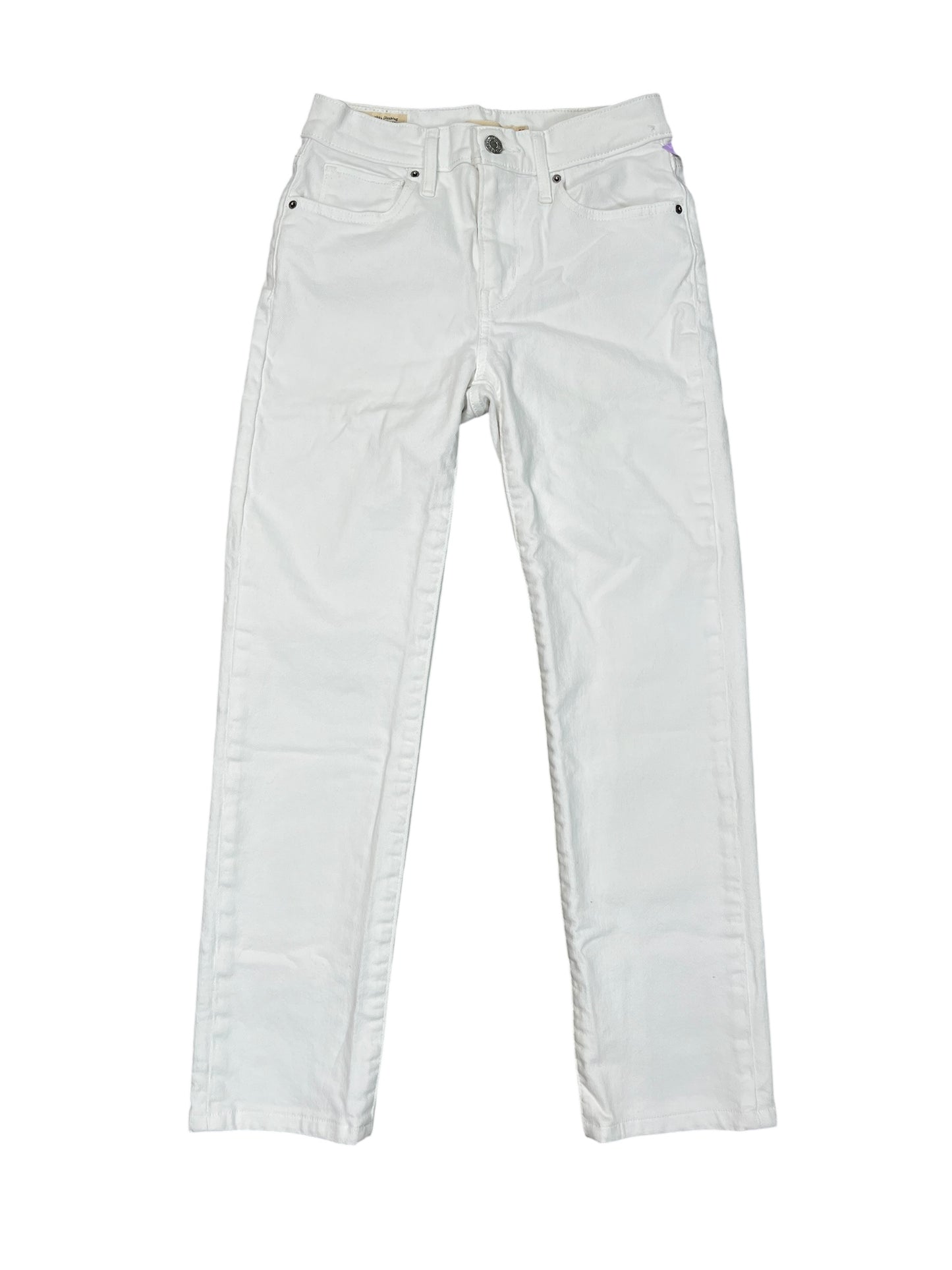 Jeans Straight By Levis In White Denim, Size:0