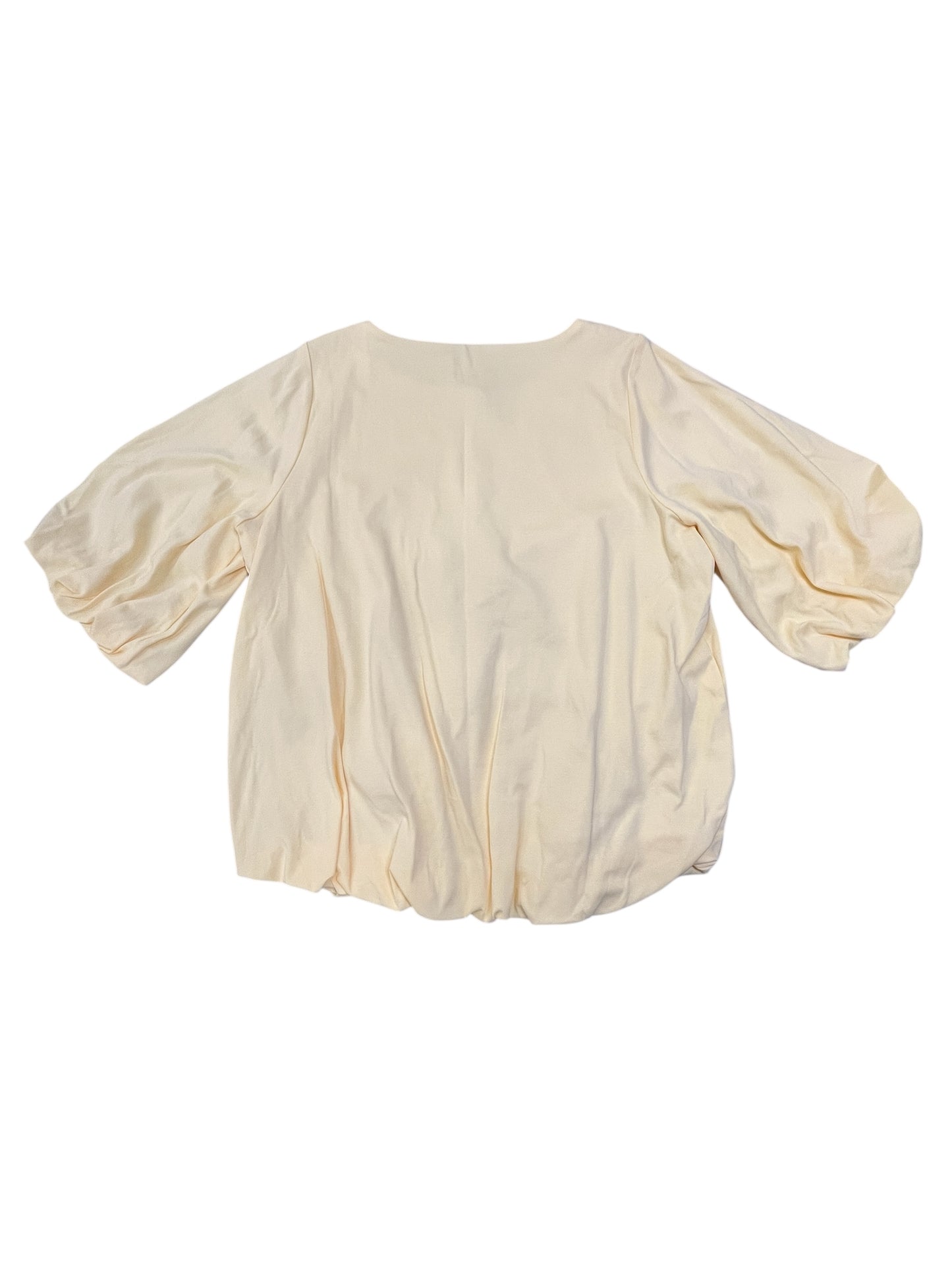 Blouse Ss By Chicos In Yellow, Size:M