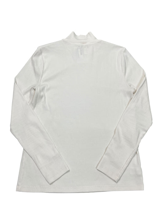 Top Ls Basic By Loft In White, Size:L