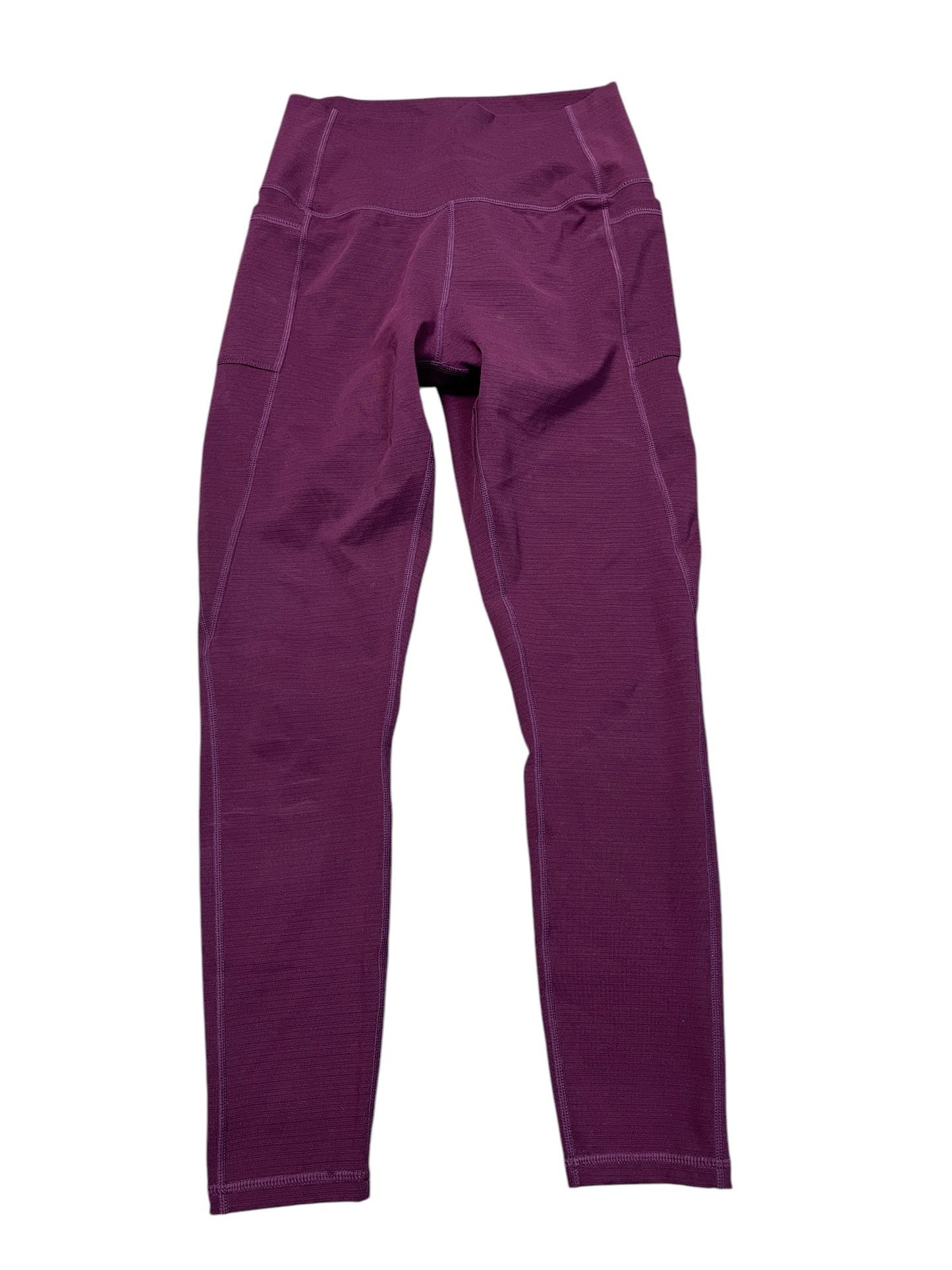 Athletic Leggings By BORN PRIMITIVE In Maroon, Size:S