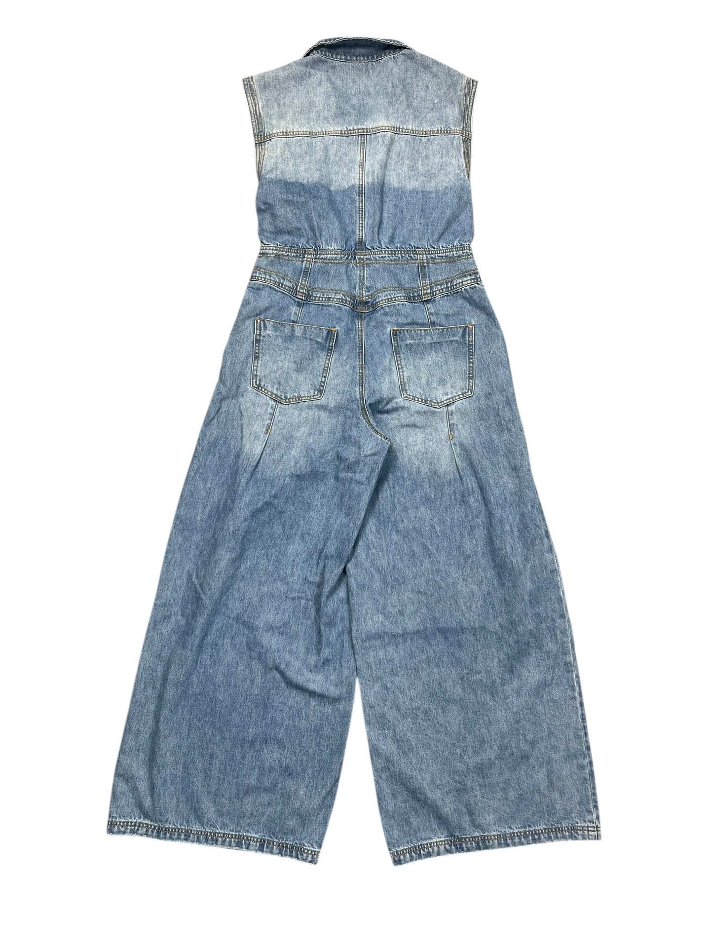 Jumpsuit By Bluivy In Blue Denim, Size:M