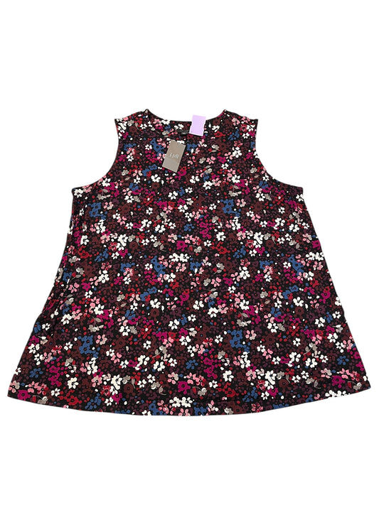 Top Sleeveless By J. Jill In Purple, Size:Xl
