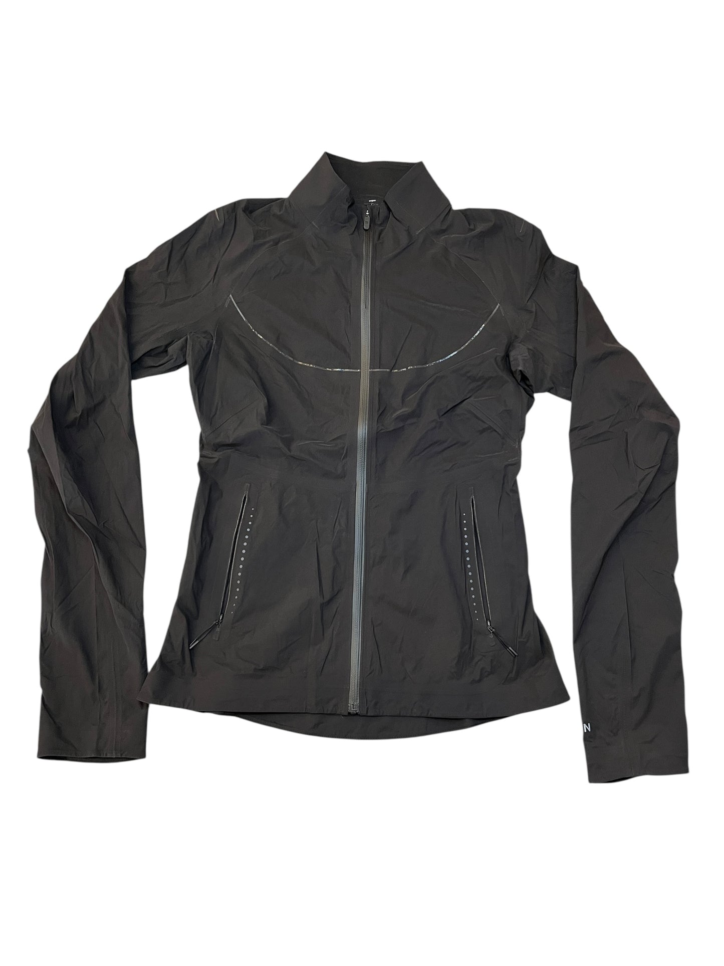 Athletic Jacket By Lululemon In Black, Size:S