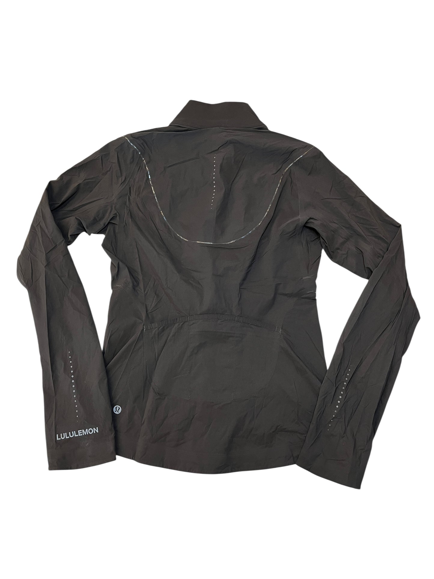 Athletic Jacket By Lululemon In Black, Size:S