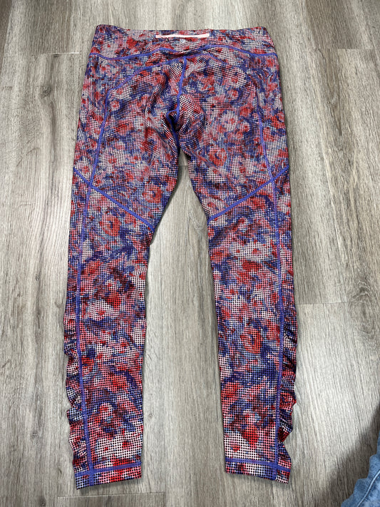 Athletic Leggings By Lululemon In Multi, Size:L