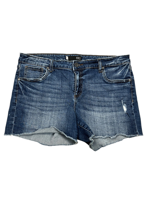 Shorts By Kut In Blue Denim, Size:Xl
