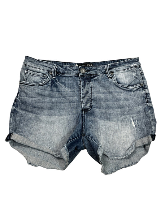 Shorts By Kut In Blue Denim, Size:Xl
