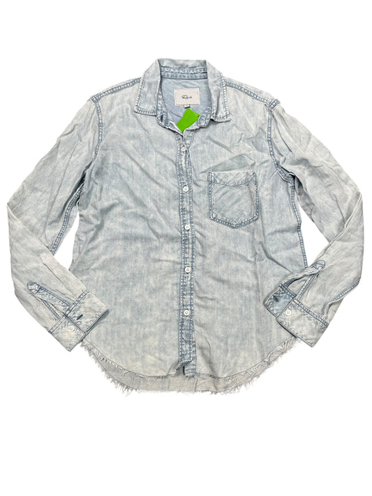 Top Ls By Rails In Blue Denim, Size:S