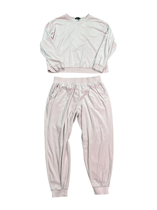 Pants Set 2Pc By Banana Republic In Pink, Size:Xl