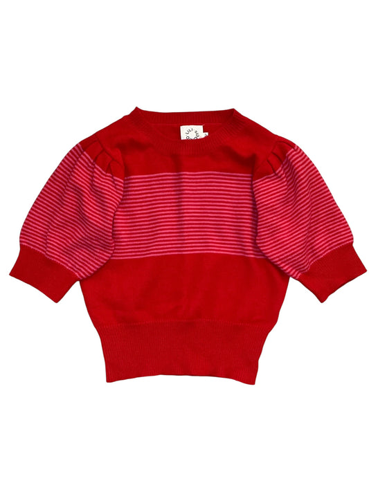 Sweater Ss By Lili Sidonio In Pink & Red, Size:M