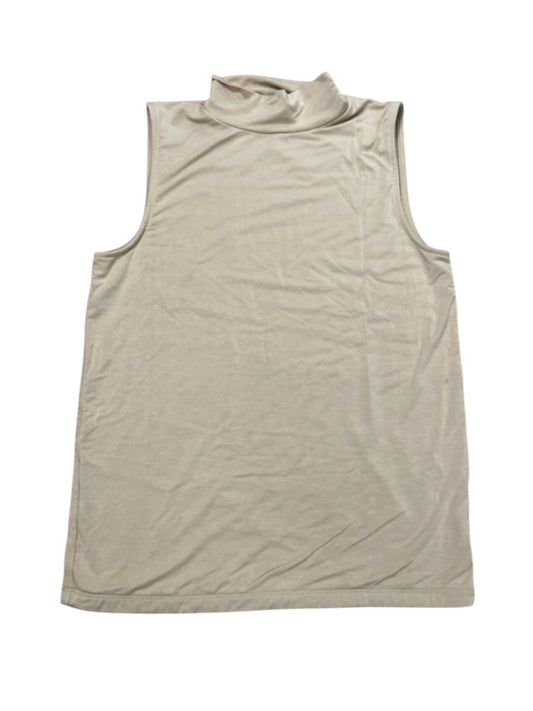 Top Sleeveless By J. Crew In Tan, Size:M