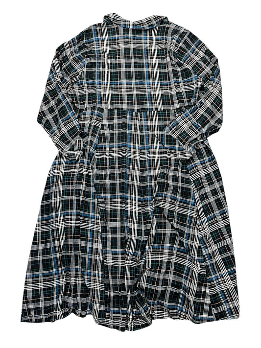 Kimono Maxi By Torrid In Plaid Pattern, Size:3