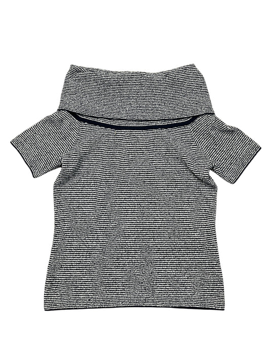 Top Ss By Zara In Black & White, Size:M