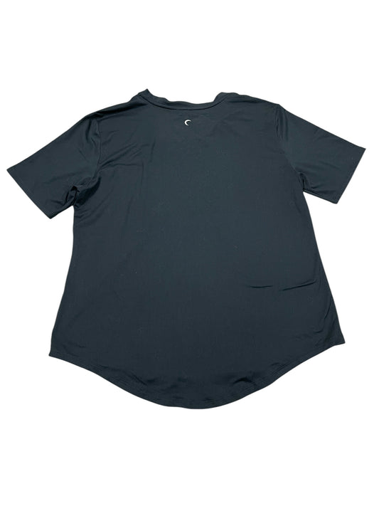 Athletic Top Ss By Zyia In Black, Size:3X