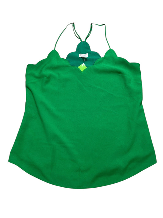 Top Sleeveless By J. Crew In Green, Size:S