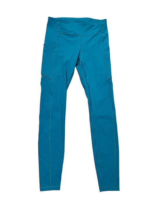 Athletic Leggings By Lululemon In Blue, Size:M
