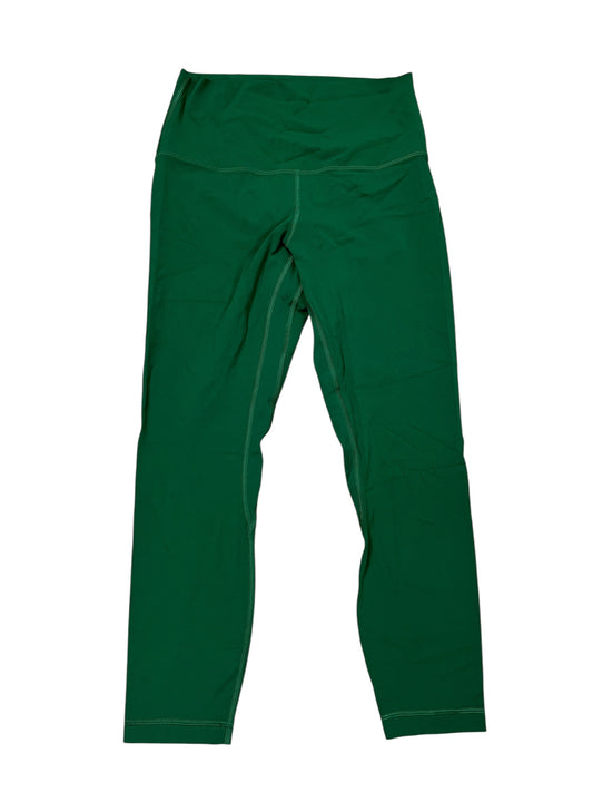Athletic Leggings By Lululemon In Green, Size:M