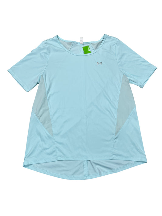 Athletic Top Ss By Under Armour In Blue, Size:L