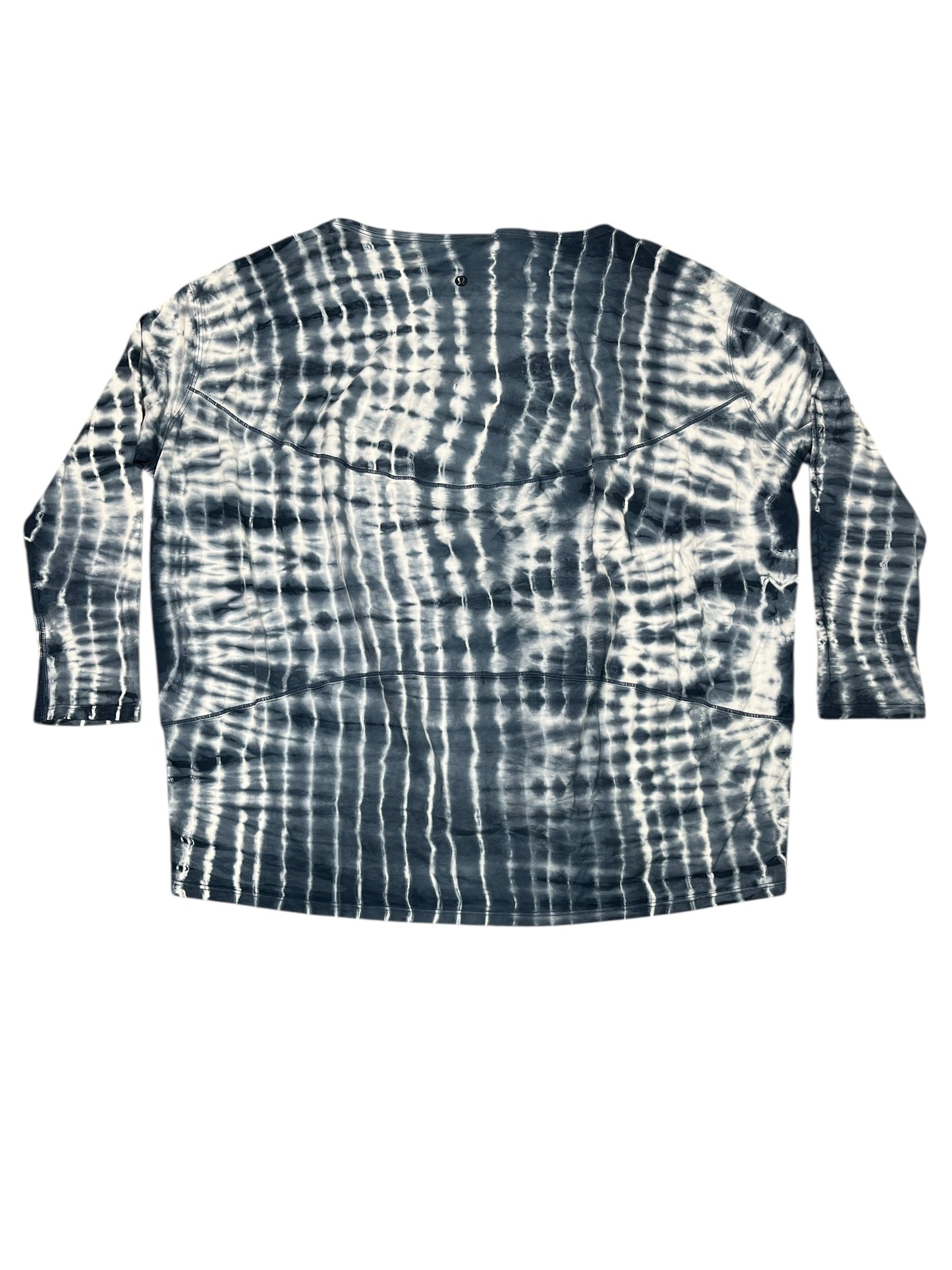 Athletic Top Ls Crewneck By Lululemon In Blue, Size:M