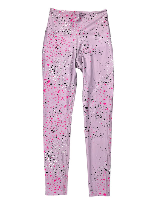 Athletic Leggings By Reebok In Pink & Purple, Size:S