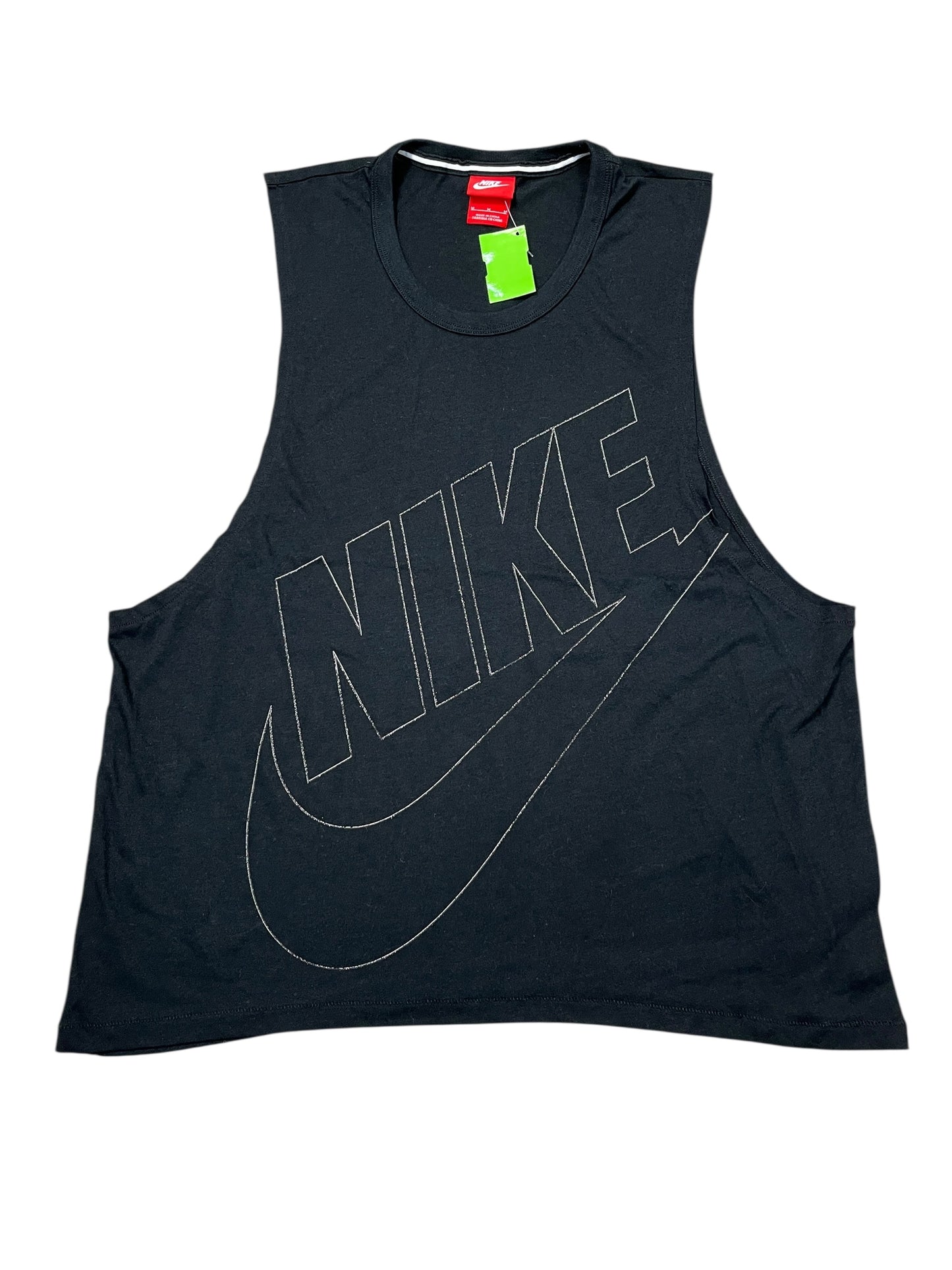 Athletic Tank Top By Nike Apparel In Black, Size:M