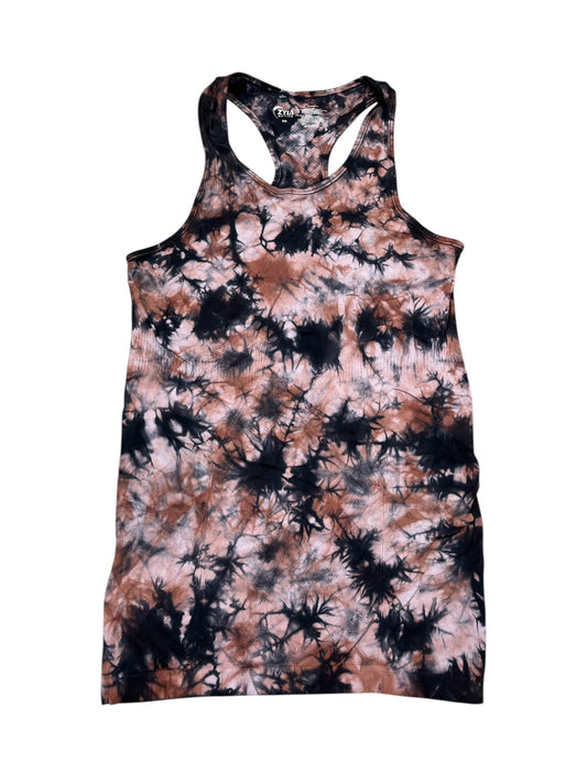Athletic Tank Top By Zyia In Tie Dye Print, Size:Xs