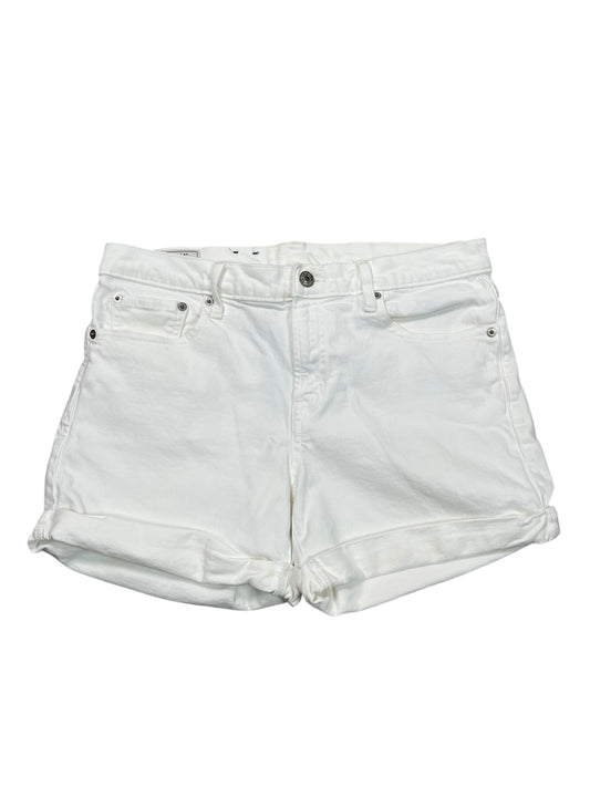 Shorts By Gap In White Denim, Size:M