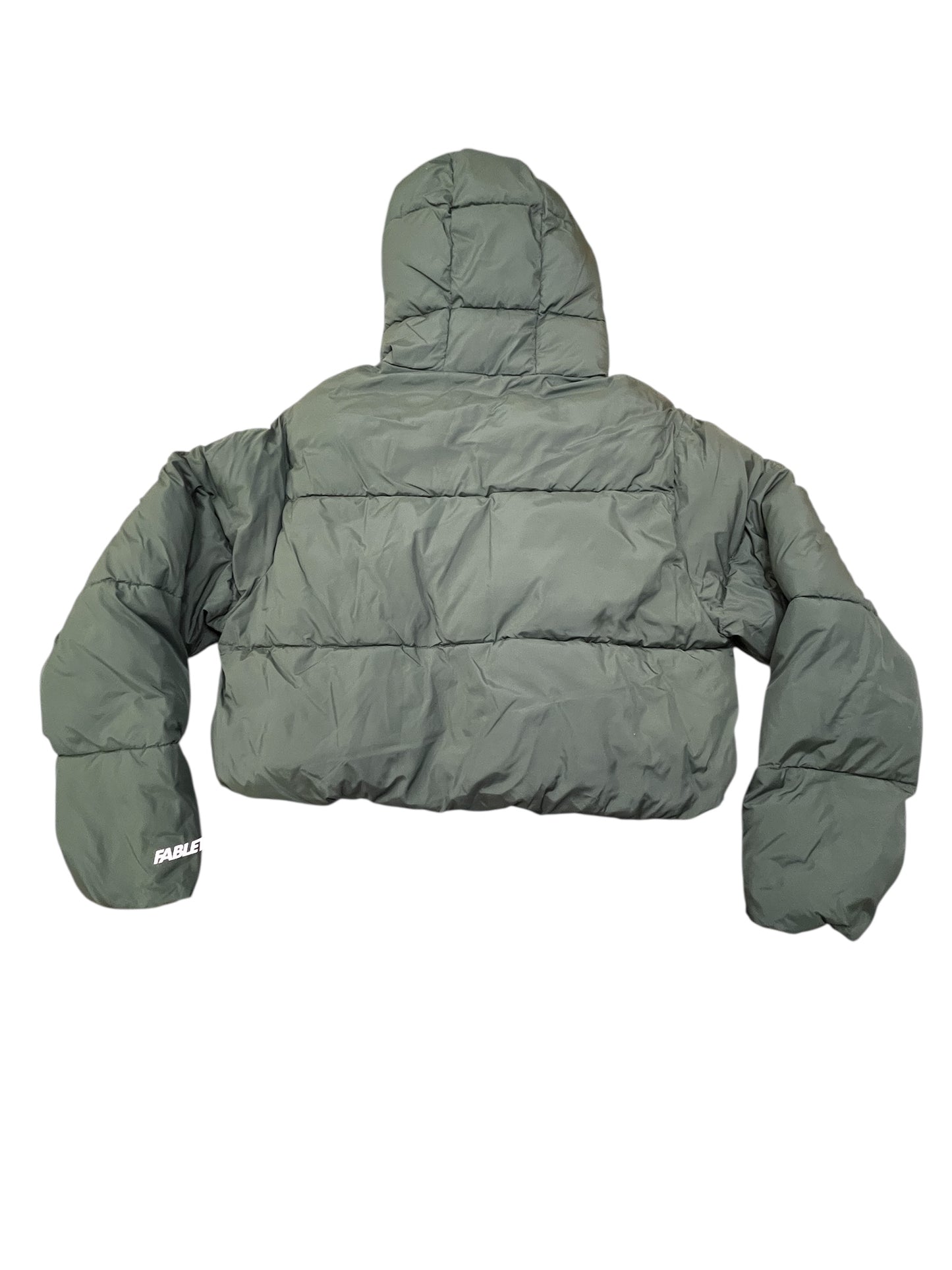 Jacket Puffer & Quilted By Fabletics In Green, Size:M