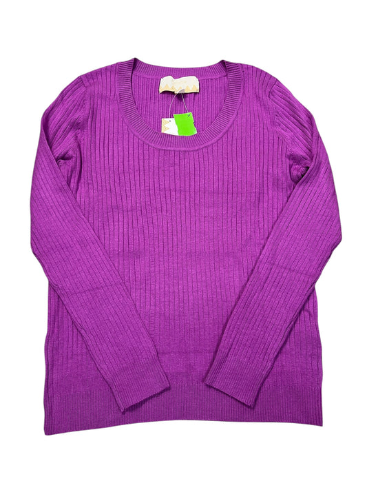Top Ls By Clothes Mentor In Purple, Size:Xxl