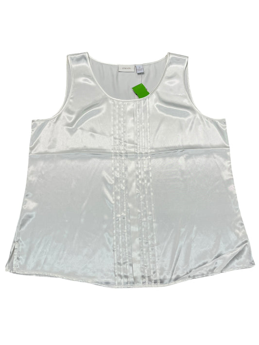 Blouse Sleeveless By Chicos In White, Size:L
