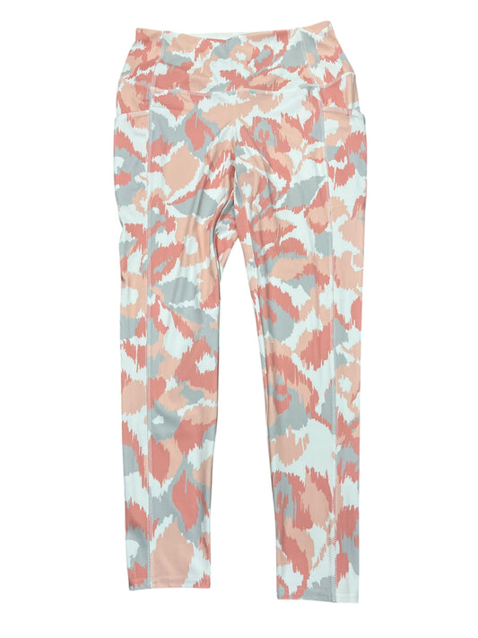 Athletic Leggings By Chicos In Peach, Size:M