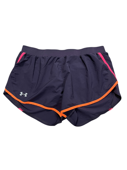 Athletic Shorts By Under Armour In Purple, Size:L