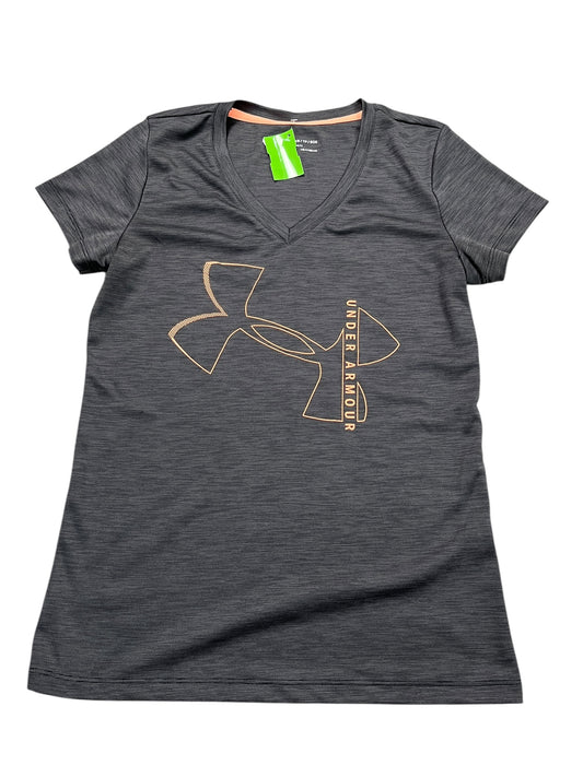 Athletic Top Ss By Under Armour In Grey, Size:Xs
