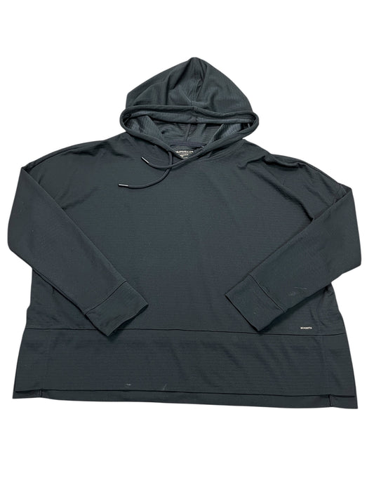 Athletic Top Ls Hoodie By Mondetta In Black, Size:S