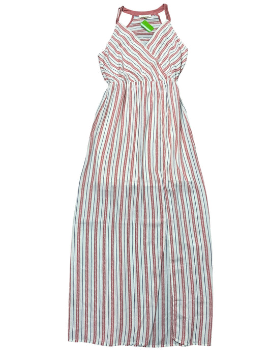 Dress Casual Maxi By Monteau In Striped Pattern, Size:M