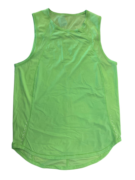 Athletic Tank Top By Lululemon In Green, Size:L