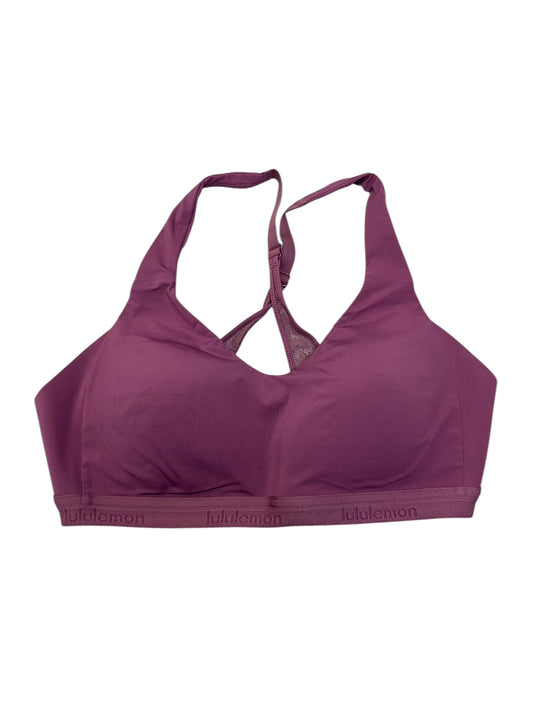 Athletic Bra By Lululemon In Purple, Size:M