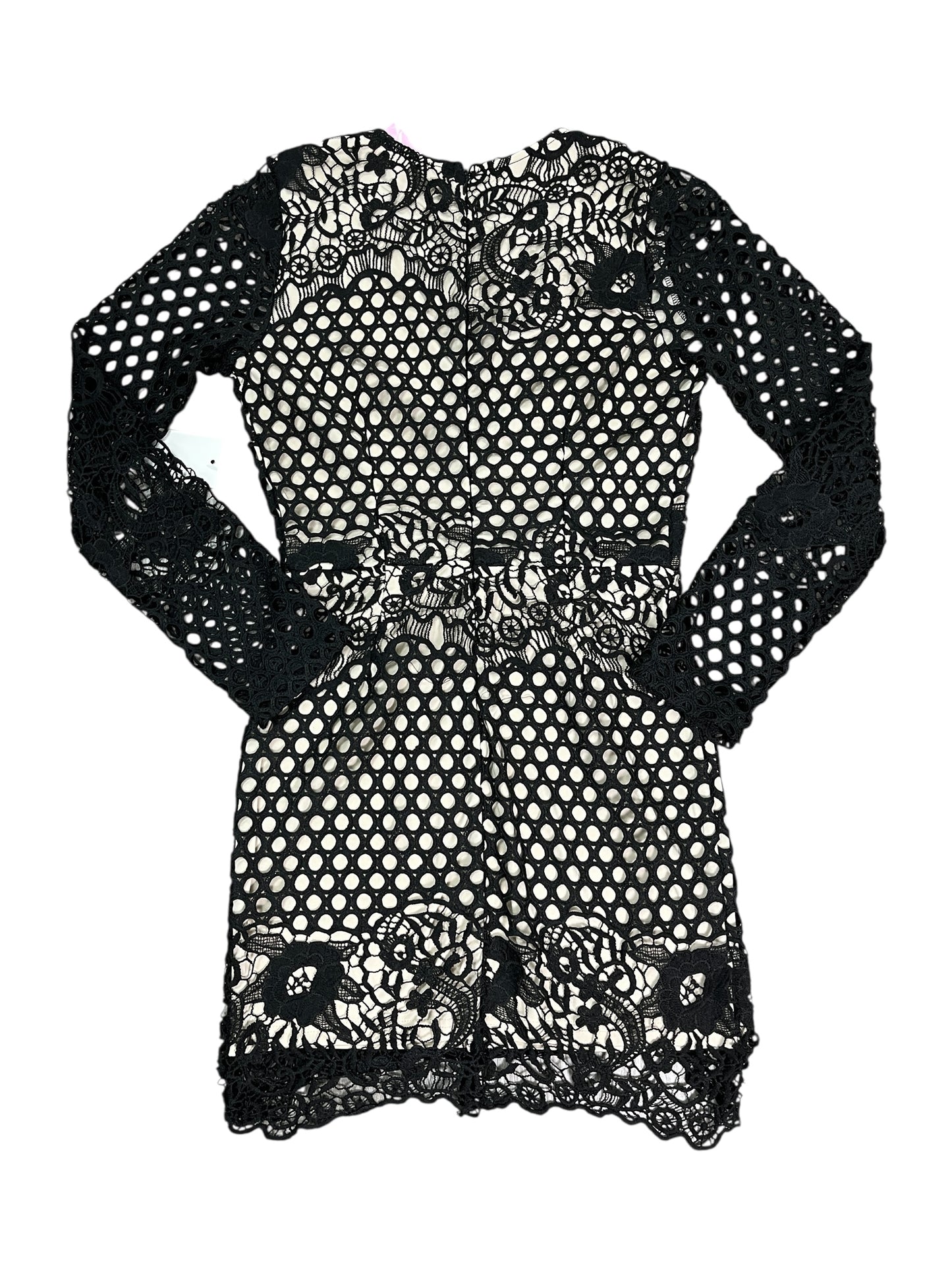 Dress Party Short By Tobi In Black & Tan, Size:M